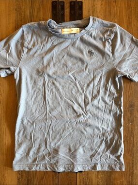 abercrombie kids Light Blue Crew Neck Tee